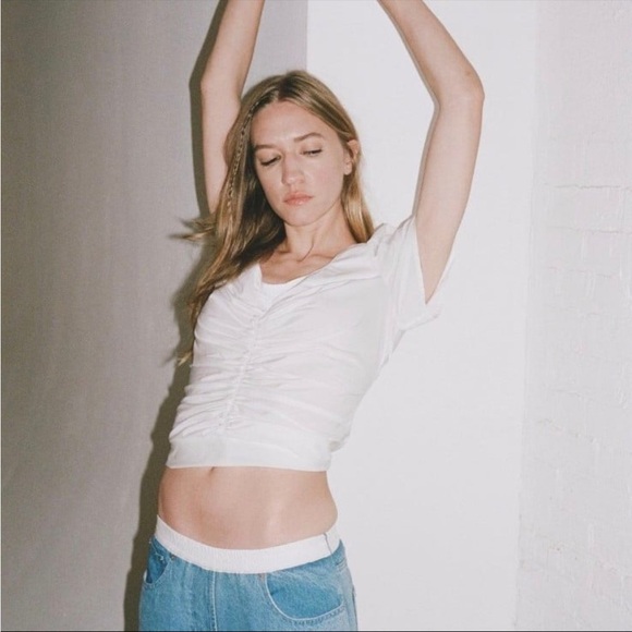 Thakoon Reversible Ruched Keyhole Blouse - Picture 4 of 5